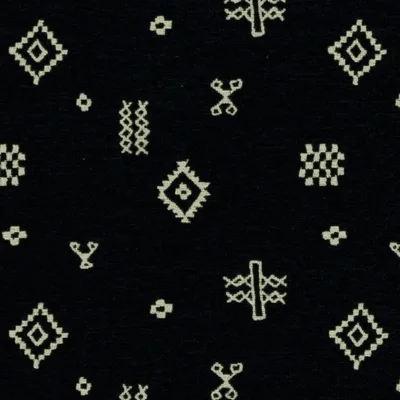 New Divya in Onyx, a patterned woven fabric in polyester. Ideal for sofas, chairs and headboards. Order samples at InteriorDecorating.com